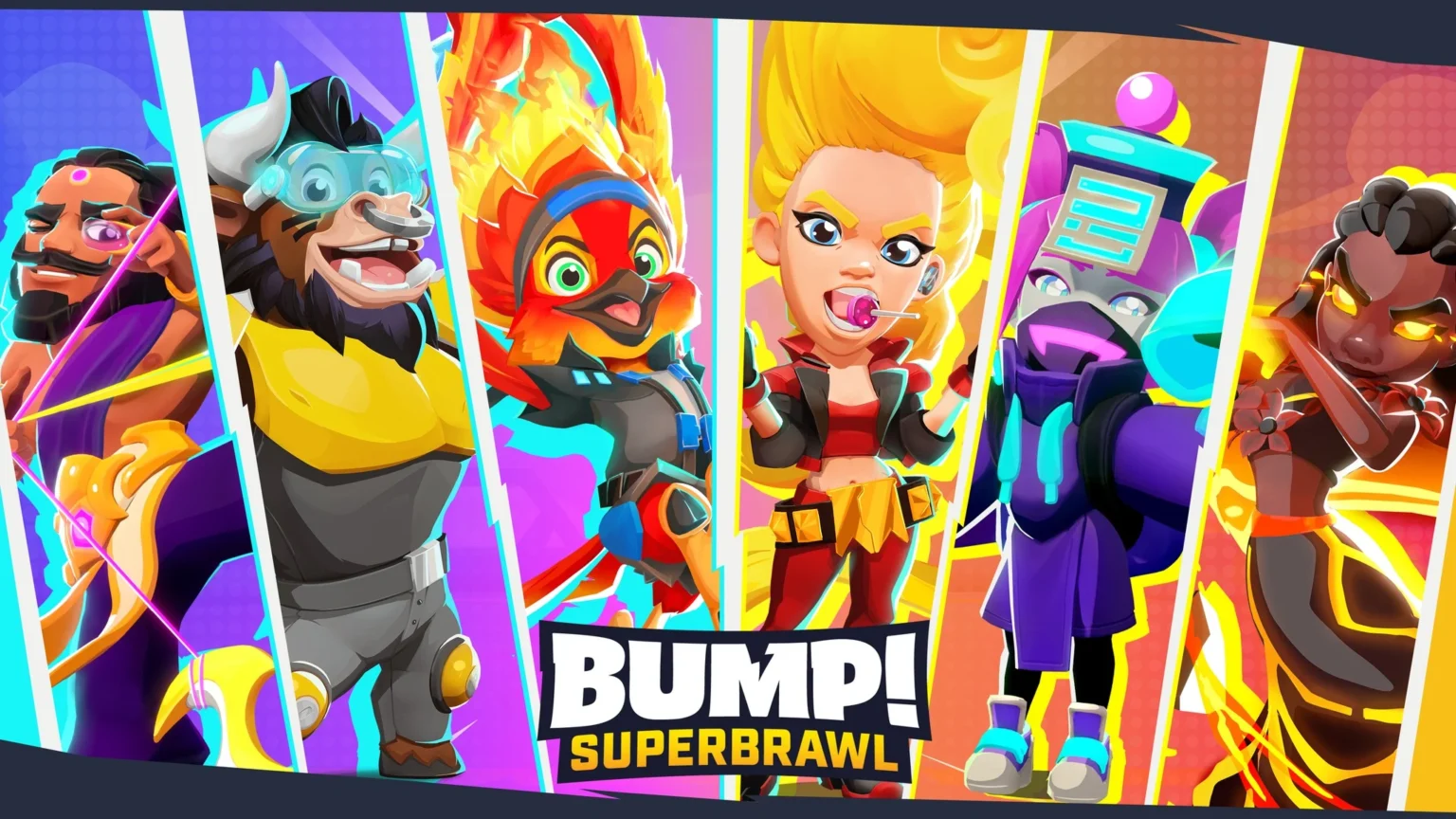 BUMP! SUPERBRAWL : Le nouveau jeu de combat gratuit d’Ubisoft Bump Superbrawl héros