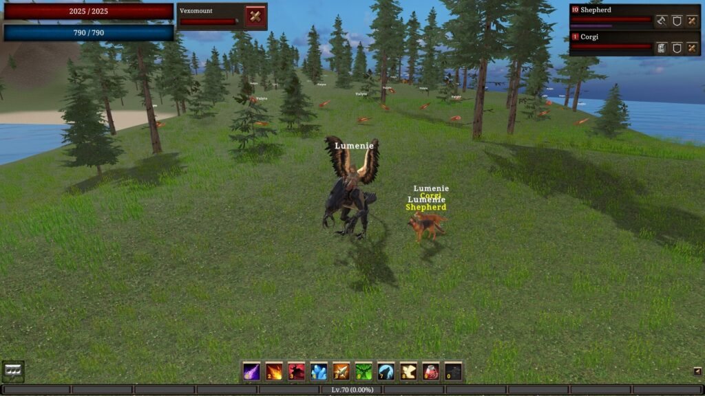 Downfall MMORPG combat