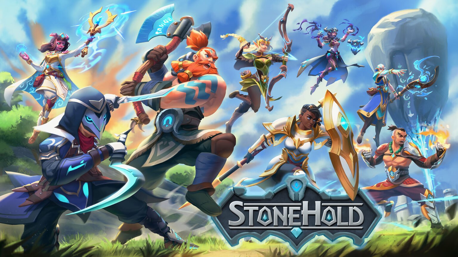 Stonehold : le MOBA qui fusionne deckbuilding et action Stonehold logo