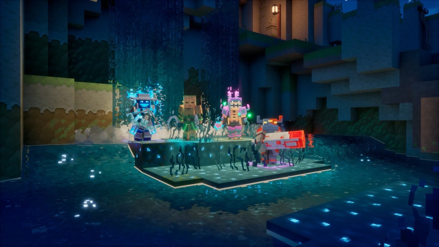 Minecraft Dungeons II équipe
